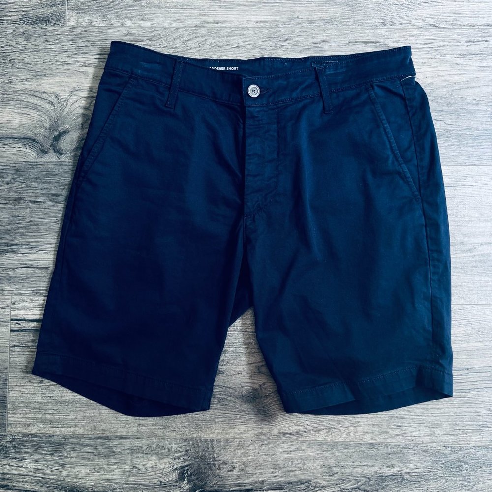 NWT AG Adriano Goldschmied, Wanderer Short, Blue, 31